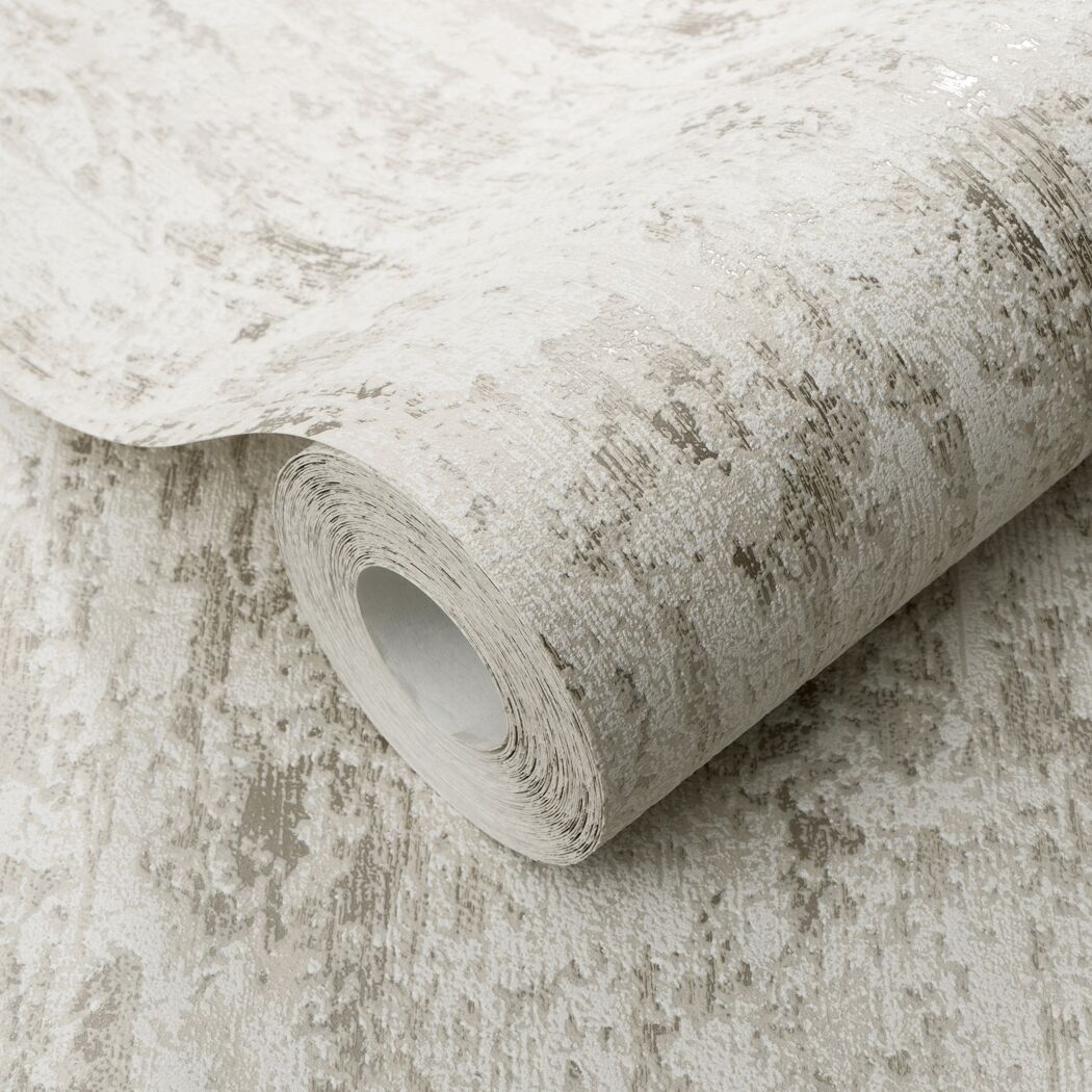 Vliestapete Guido Maria Kretschmer '10549-02 Fashion for Walls Moments 2026' Beton beige 0,53 x 10,05 m