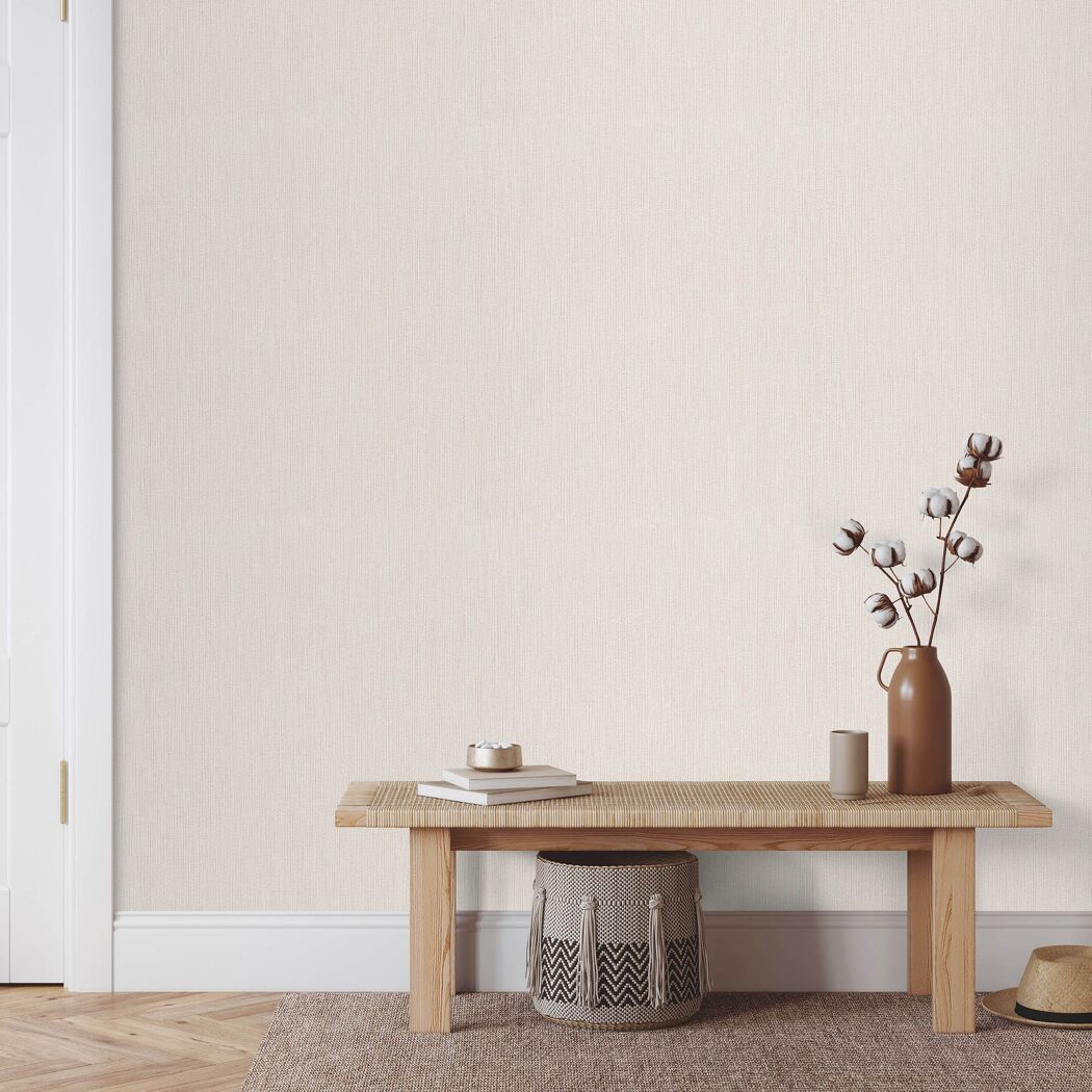 Vliestapete Guido Maria Kretschmer '10580-14 Fashion for Walls Moments 2026' Uni creme 0,53 x 10,05 m