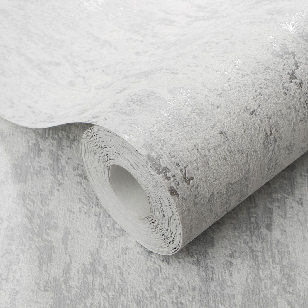 Vliestapete Guido Maria Kretschmer '10549-31 Fashion for Walls Moments 2026' Beton hellgrau 0,53 x 10,05 m
