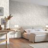 Vliestapete Guido Maria Kretschmer '10549-31 Fashion for Walls Moments 2026' Beton hellgrau 0,53 x 10,05 m