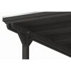 Einzelcarport 'Emsland' anthrazit 340 x 846 cm mit EPDM-Dach