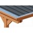 Einzelcarport 'Emsland' Eiche hell 340 x 846 cm mit Stahl-Dachplatten