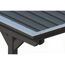 Einzelcarport 'Emsland' anthrazit 340 x 846 cm mit Stahl-Dachplatten