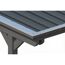Einzelcarport 'Emsland' schiefergrau 340 x 846 cm mit Stahl-Dachplatten
