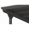 Einzelcarport 'Emsland' schiefergrau 340 x 846 cm mit EPDM-Dach
