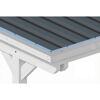Einzelcarport 'Emsland' weiß 402 x 604 cm mit Stahl-Dachplatten