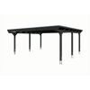 Doppelcarport 'Emsland' anthrazit 609 x 604 cm mit EPDM-Dach