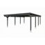Doppelcarport 'Emsland' schiefergrau 609 x 846 cm mit Stahl-Dachplatten