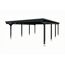 Doppelcarport 'Emsland' anthrazit 609 x 846 cm mit Stahl-Dachplatten