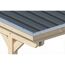 Doppelcarport 'Emsland' naturfarben 609 x 846 cm mit Stahl-Dachplatten