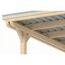 Doppelcarport 'Emsland' naturfarben 609 x 846 cm mit Stahl-Dachplatten