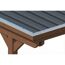 Doppelcarport 'Emsland' nussbaumfarben 609 x 846 cm mit Stahl-Dachplatten