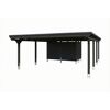 Doppelcarport 'Emsland' anthrazit 609 x 846 cm mit EPDM-Dach
