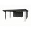 Einzelcarport 'Emsland' schiefergrau 609 x 846 cm mit Stahl-Dachplatten