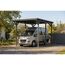 Einzelcarport 'Emsland Caravan' schiefergrau 402 x 604 cm mit Stahl-Dachplatten