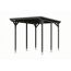 Einzelcarport 'Emsland Caravan' schiefergrau 402 x 604 cm mit Stahl-Dachplatten