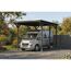 Einzelcarport 'Emsland Caravan' anthrazit 402 x 604 cm mit Stahl-Dachplatten