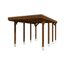 Einzelcarport 'Friesland' nussbaumfarben 320 x 555 cm mit Stahl-Dachplatten
