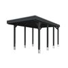 Einzelcarport 'Friesland' anthrazit 320 x 555 cm mit EPDM-Dach