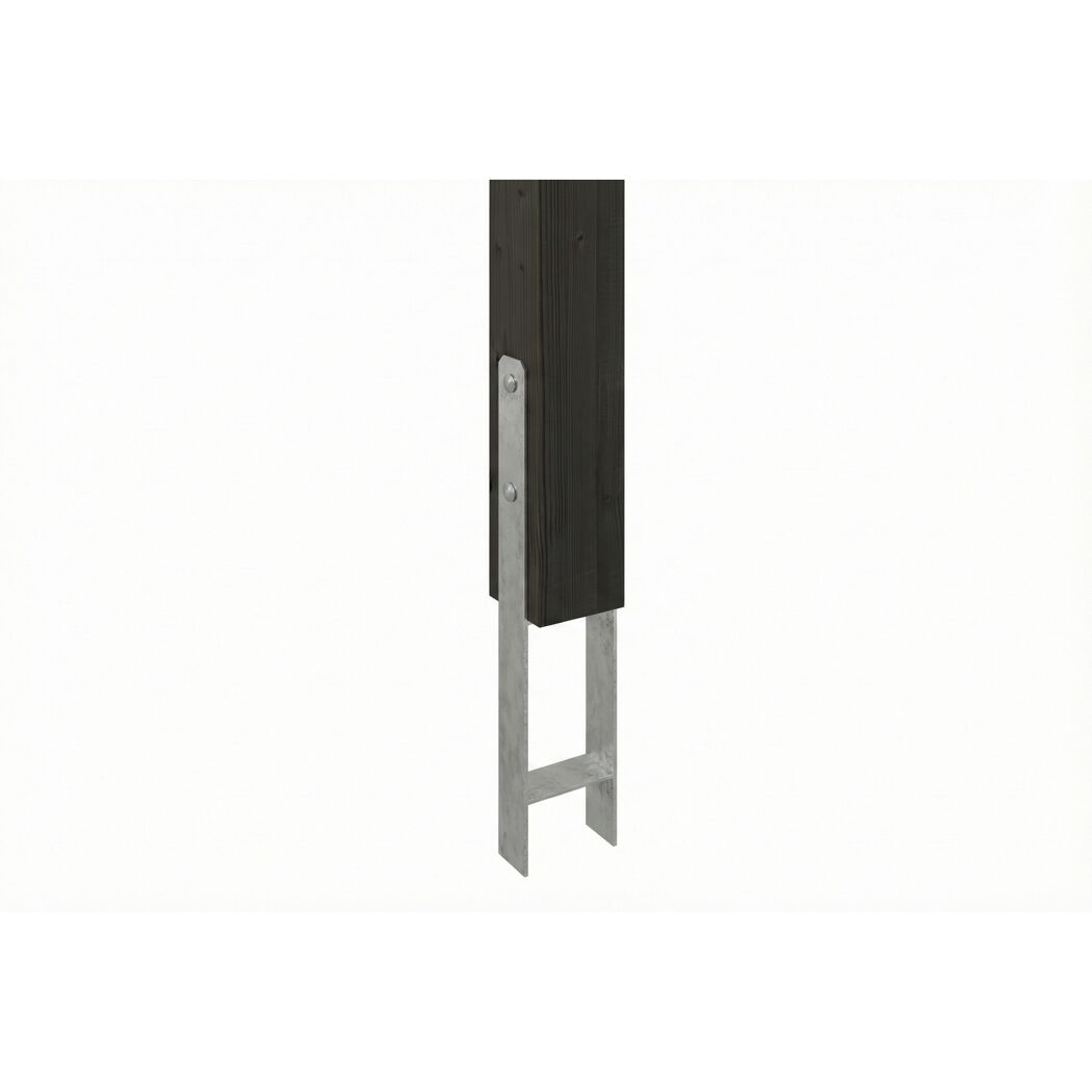 Einzelcarport 'Friesland' anthrazit 320 x 555 cm mit EPDM-Dach