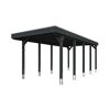 Einzelcarport 'Friesland' anthrazit 320 x 708 cm mit Stahl-Dachplatten