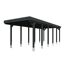 Einzelcarport 'Friesland' anthrazit 320 x 860 cm mit EPDM-Dach