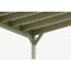 Doppelcarport 'Friesland' grün imprägniert 546 x 555 cm mit Stahl-Dachplatten