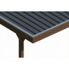 Einzelcarport 'Friesland' Set F nussbaumfarben 320 x 555 cm mit zwei Einfahrtsbögen
