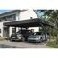 Einzelcarport 'Friesland' Set G schiefergrau 546 x 555 cm mit Einfahrtsbogen
