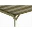 Caravan-Carport 'Friesland' grün imprägniert 402 x 555 cm, mit Stahl-Dachplatten