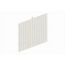 Carport-Rückwand Deckelschalung weiß 362 x 330 cm