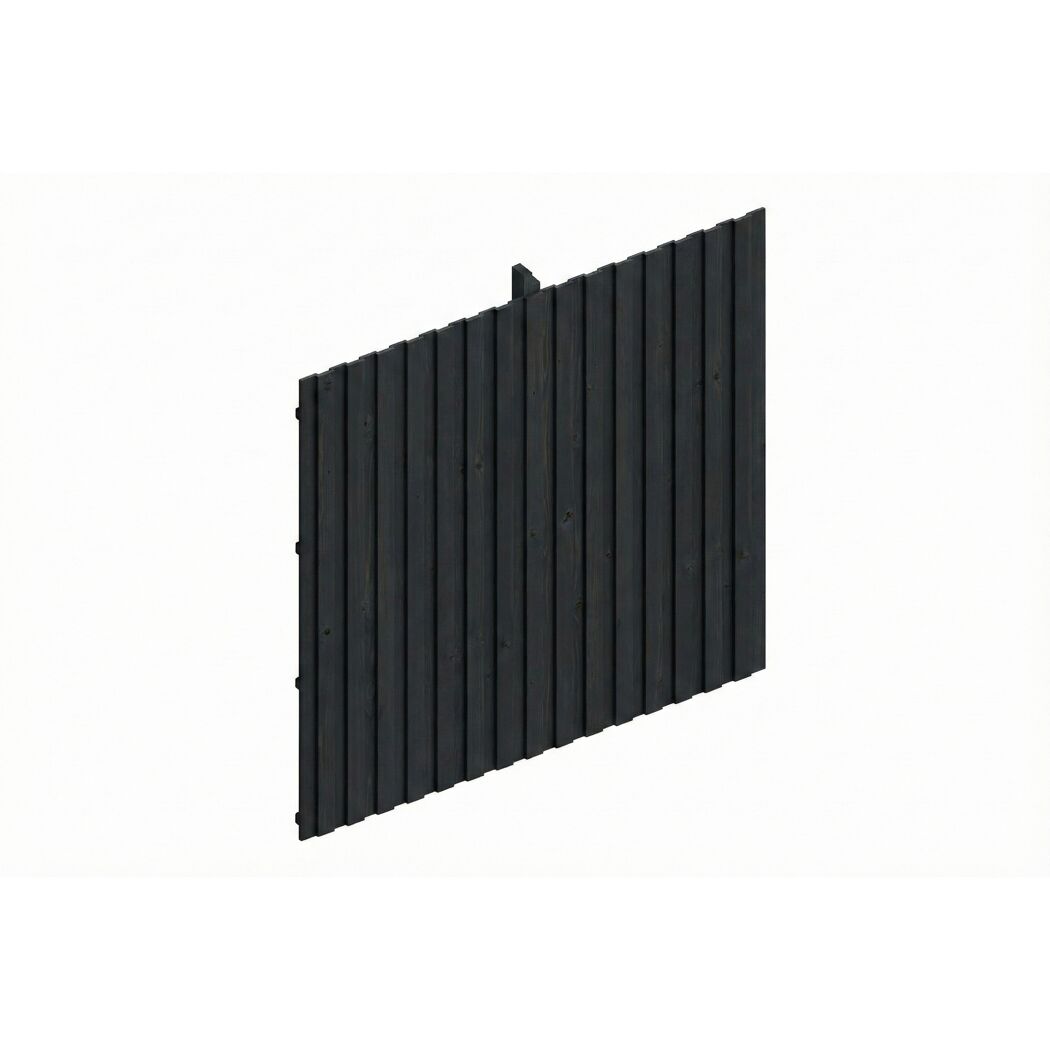Carport-Rückwand Deckelschalung anthrazit 362 x 330 cm