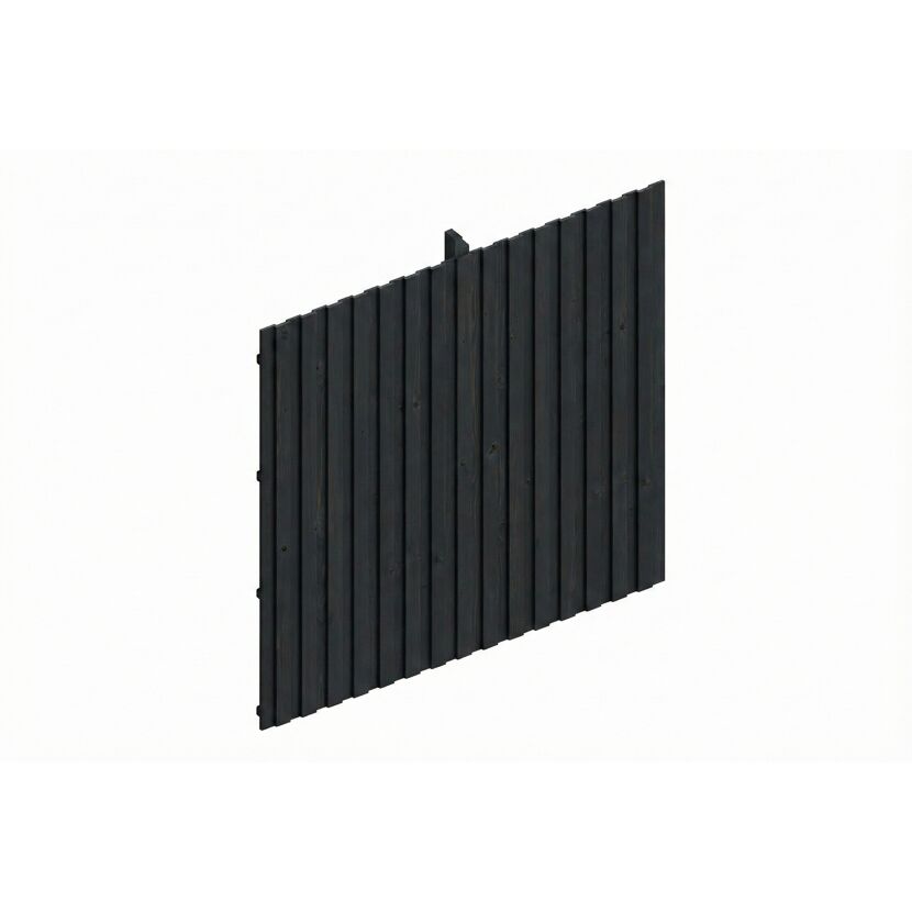 Carport-Rückwand Deckelschalung anthrazit 362 x 330 cm