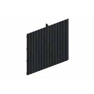 Carport-Rückwand Deckelschalung anthrazit 362 x 330 cm
