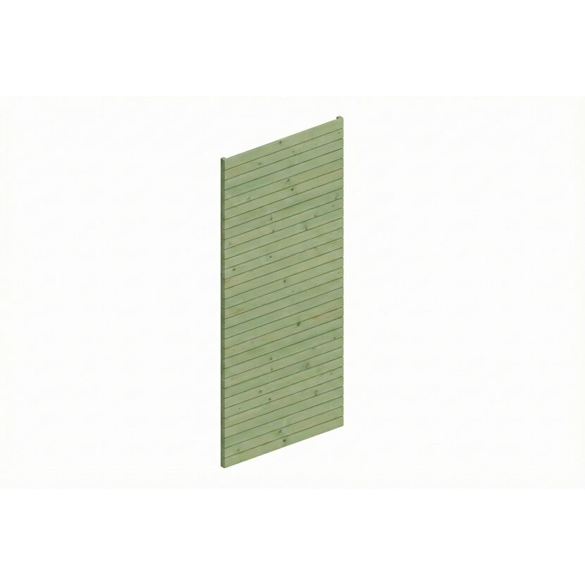 Seitenwand Profilschalung grün imprägniert 141 x 330 cm