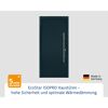 Alu-Stahlhaustür 'ISOPRO IP 010' anthrazitgrau rechts 110 x 210 cm