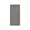 Alu-Stahlhaustür 'ISOPRO IP 010' graualuminium rechts 110 x 210 cm