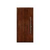 Alu-Stahlhaustür 'ISOPRO IP 010' eichefarben dunkel rechts 110 x 210 cm