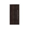 Alu-Stahlhaustür 'ISOPRO IP 010' Night Oak rechts 110 x 210 cm