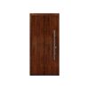 Alu-Stahlhaustür 'ISOPRO IP 015' eichefarben dunkel rechts 110 x 210 cm