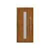 Alu-Stahlhaustür 'ISOPRO IP 020S' Golden Oak rechts 110 x 210 cm