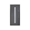 Alu-Stahlhaustür 'ISOPRO IP 020S' anthrazit metallic rechts 110 x 210 cm