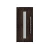 Alu-Stahlhaustür 'ISOPRO IP 020S' Night Oak rechts 110 x 210 cm