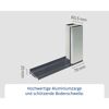Alu-Stahlhaustür 'ISOPRO IP 020S' eichefarben dunkel rechts 110 x 210 cm