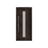 Alu-Stahlhaustür 'ISOPRO IP 020S' Night Oak links 110 x 210 cm