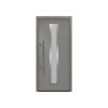 Alu-Stahlhaustür 'ISOPRO IP 700S' graualuminium links 110 x 210 cm