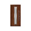 Alu-Stahlhaustür 'ISOPRO IP 700S' eichefarben dunkel rechts 110 x 210 cm