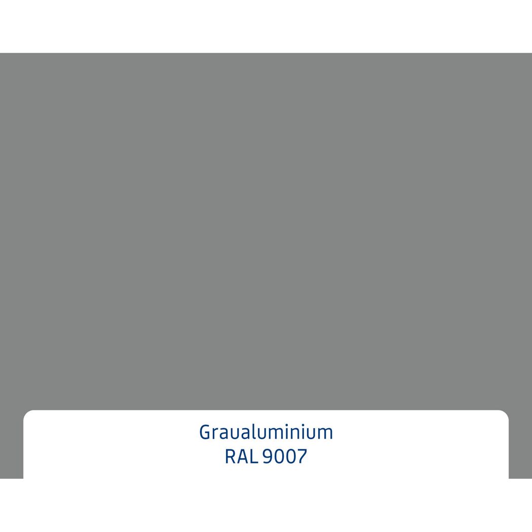Alu-Stahlhaustür 'ISOPRO IP 770S' graualuminium rechts 110 x 210 cm