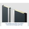 Alu-Stahlhaustür 'ISOPRO IP 770S' anthrazit metallic rechts 110 x 210 cm