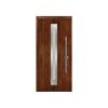 Alu-Stahlhaustür 'ISOPRO IP 770S' eichefarben dunkel rechts 110 x 210 cm